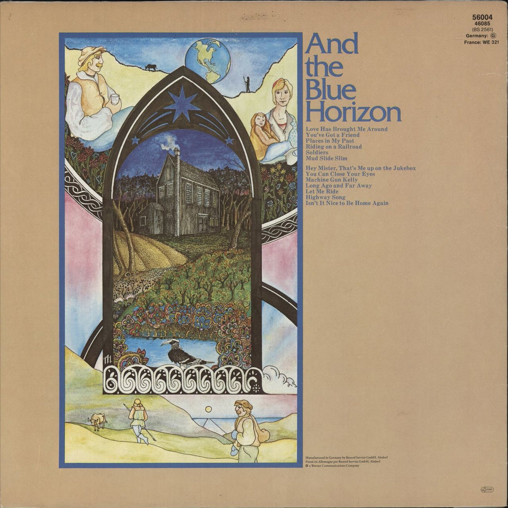 James Taylor Mud Slide Slim And the Blue Horizon German vinyl LP album (LP record)