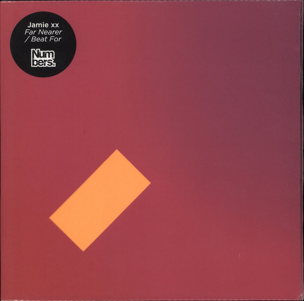 Jamie XX Far Nearer / Beat For UK 12" vinyl single (12 inch record / Maxi-single) NMBRS10