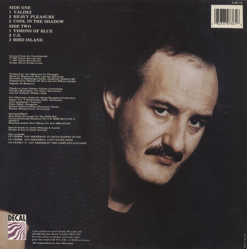 Jan Akkerman Pleasure Point UK vinyl LP album (LP record) 082333073616