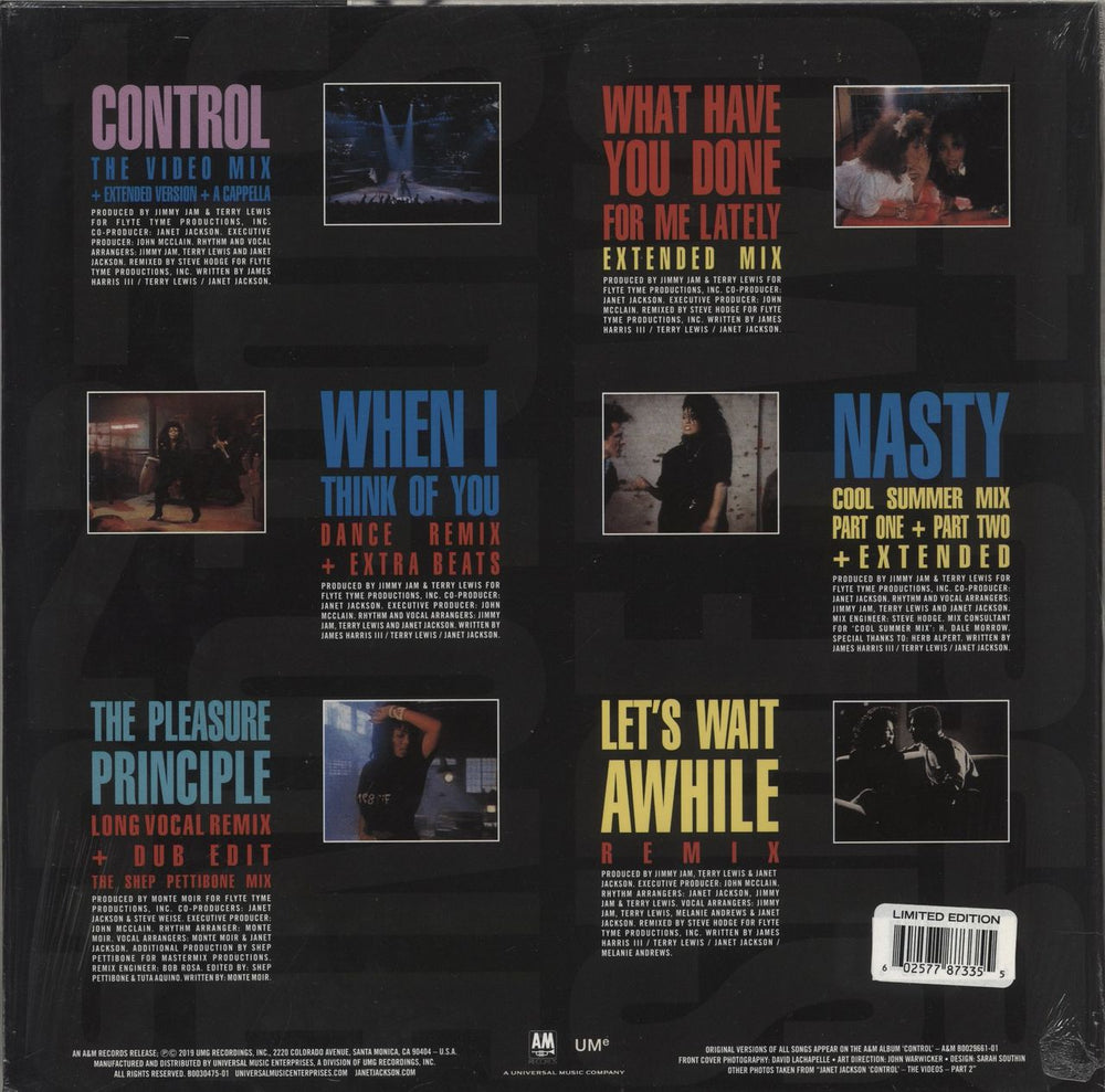 Janet Jackson Control: The Remixes US 2-LP vinyl set — RareVinyl.com