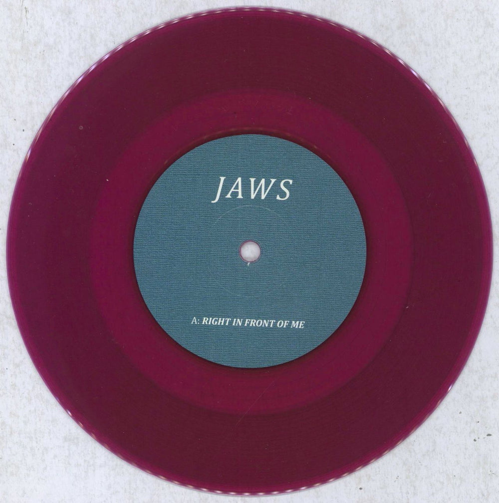 Jaws Right In Front Of Me - Purple Vinyl UK 7" vinyl single (7 inch record / 45) 3D707RI837047