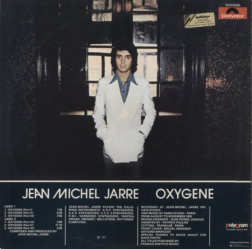 Jean-Michel Jarre Oxygene Portuguese vinyl LP album (LP record)