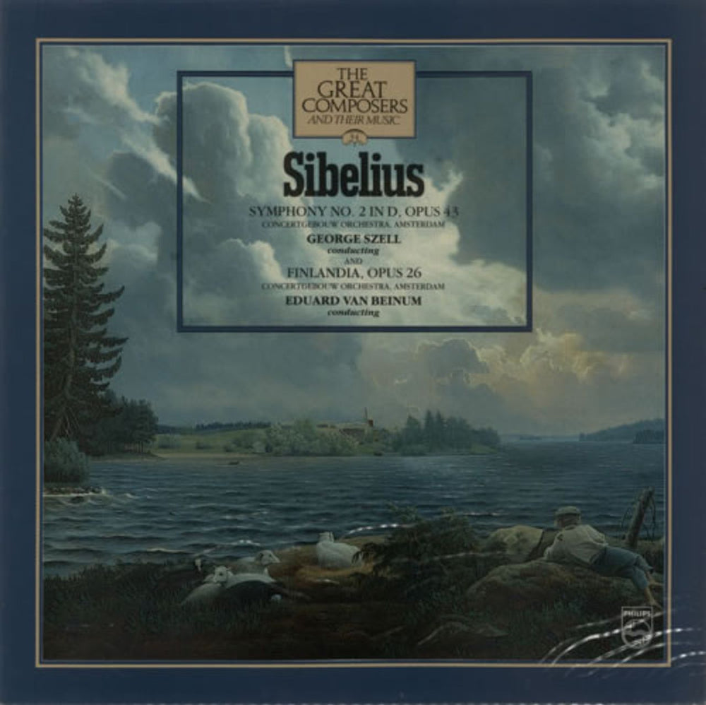 Jean Sibelius Symphony No. 2 In D Minor, Opus 43 / Finlandia, Opus 26 UK vinyl LP album (LP record) 411011-1