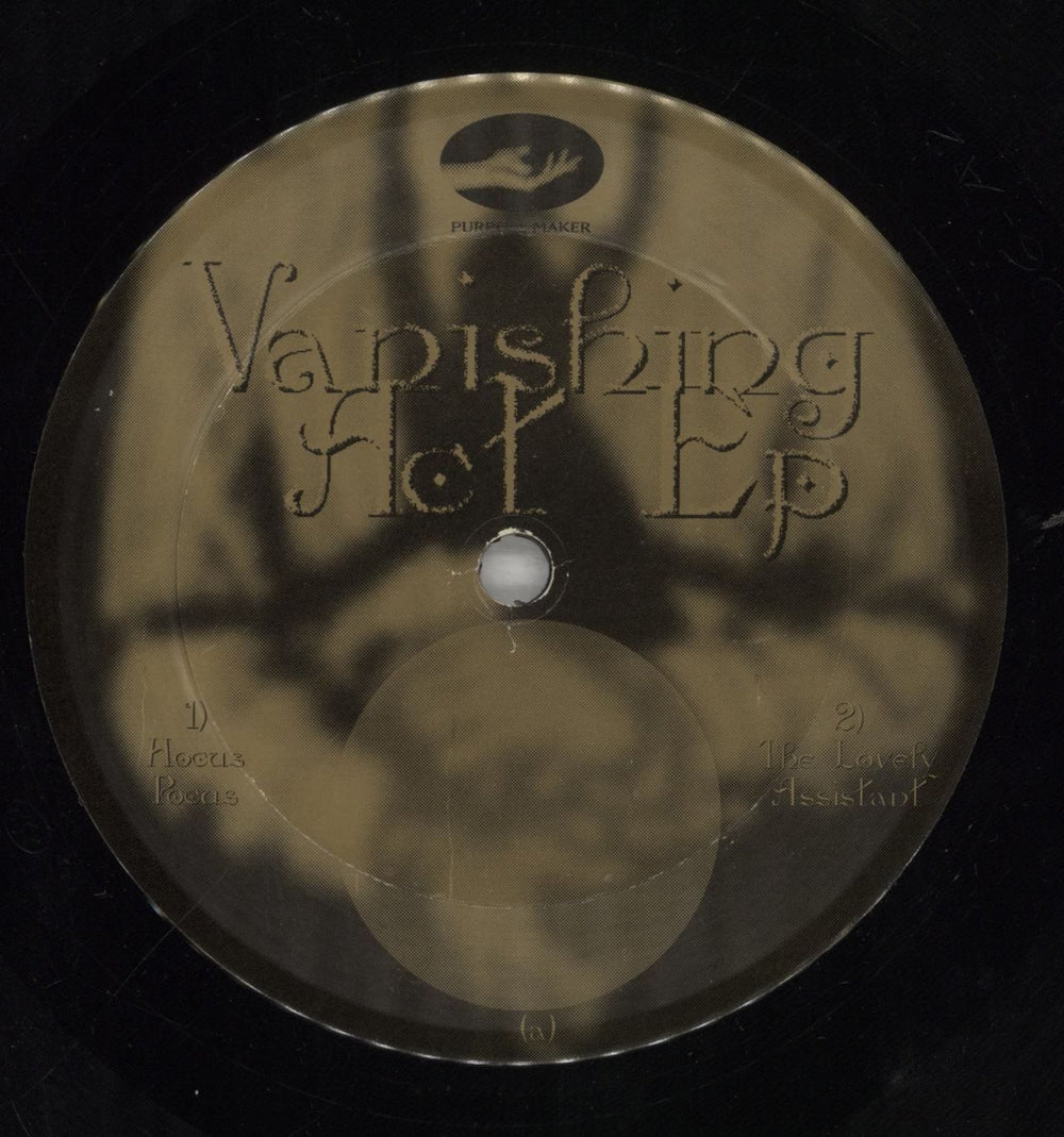 Jeff Mills Vanishing Act EP US 12" vinyl single (12 inch record / Maxi-single) PM-006
