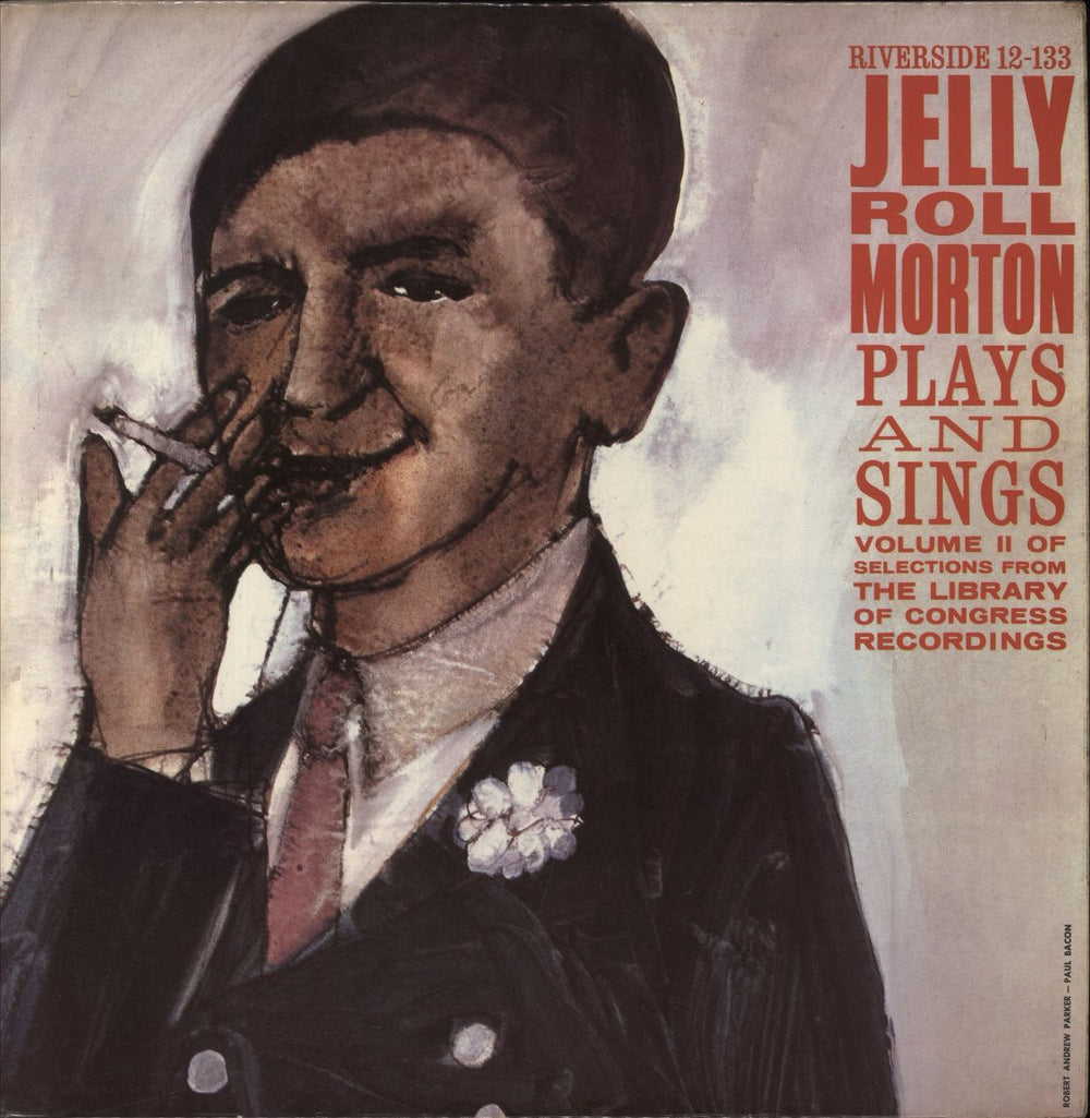 Jelly Roll Morton Plays And Sings Volume II US vinyl LP album (LP record) RLP12-133