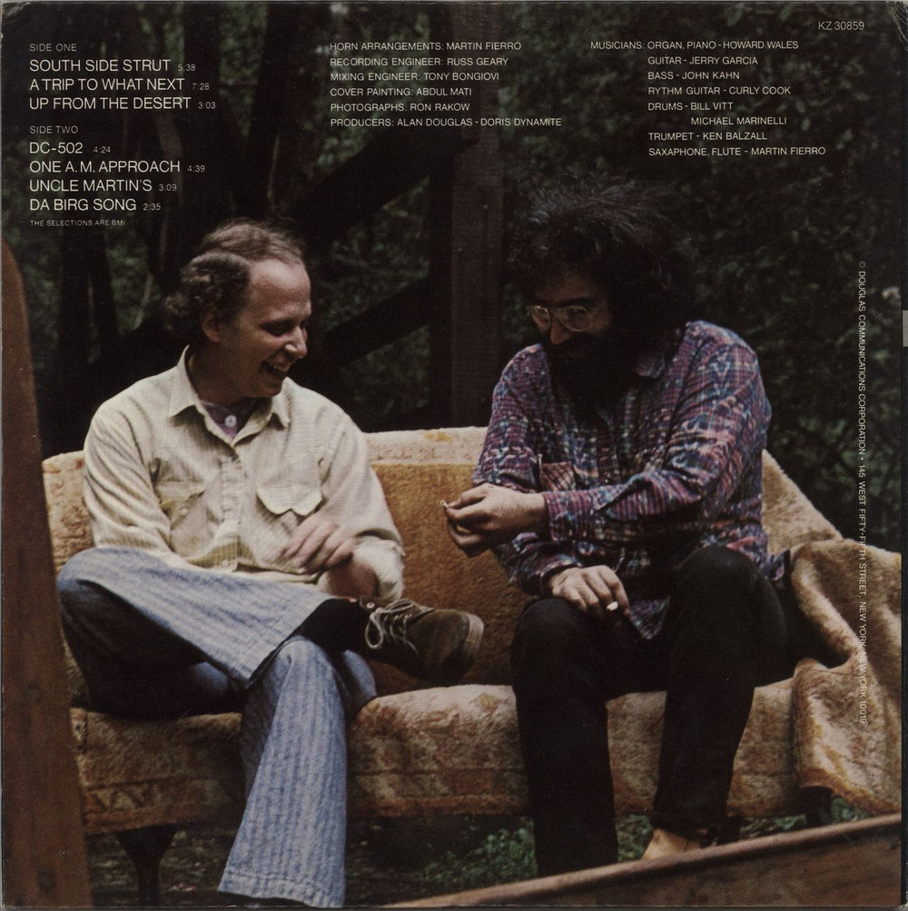 Jerry Garcia Hooteroll? US vinyl LP album (LP record)