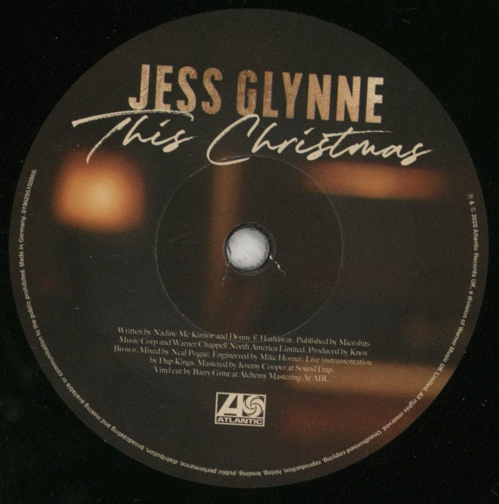 Jess Glynne This Christmas UK 7" vinyl single (7 inch record / 45) K6-07TH877258