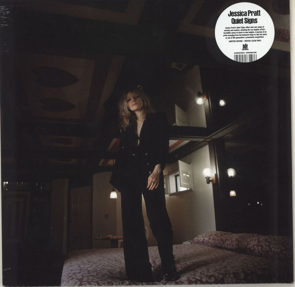 Jessica Pratt Quiet Signs - Clear - Sealed UK vinyl LP album (LP record) SLANG50190LTD