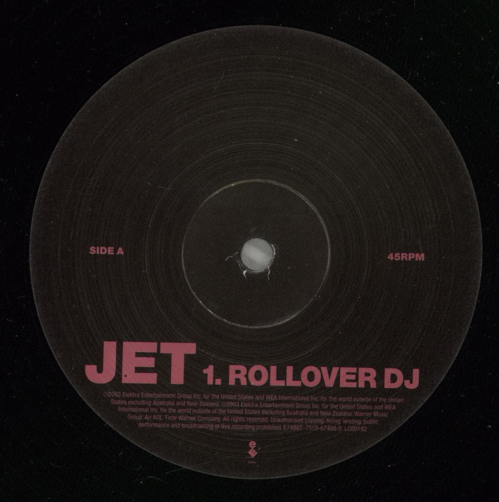 Jet Rollover DJ UK 12" vinyl single (12 inch record / Maxi-single) J/T12RO262313