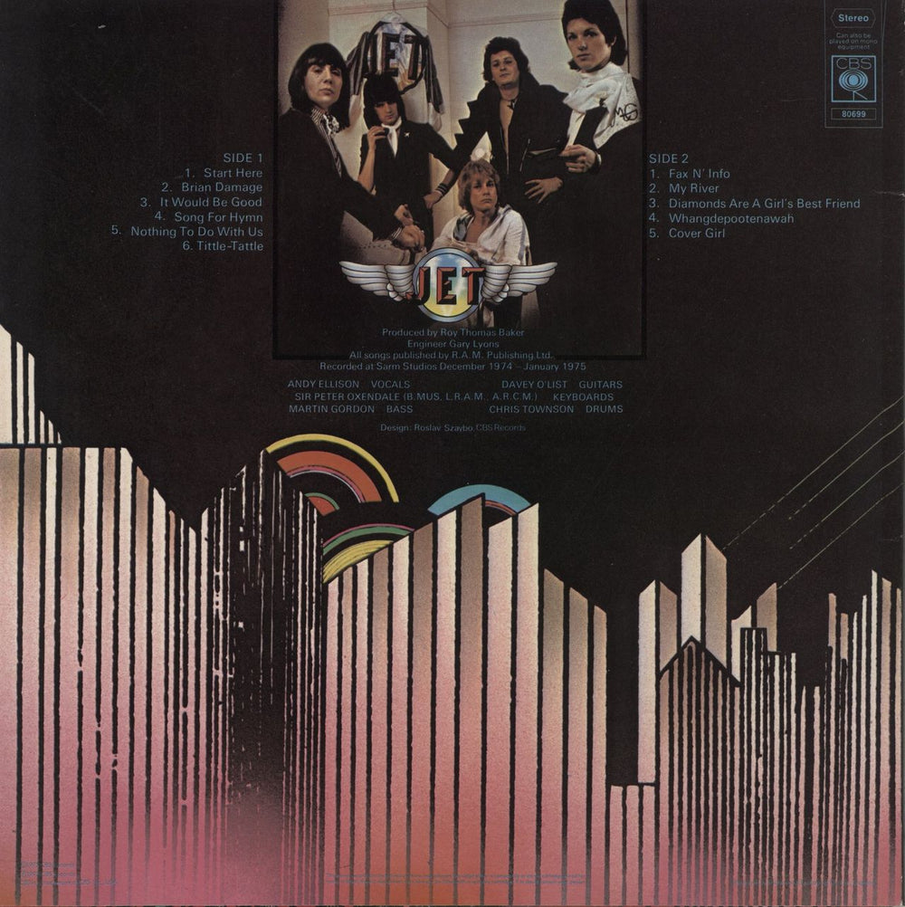 Jet (UK) Jet UK Promo vinyl LP album (LP record)