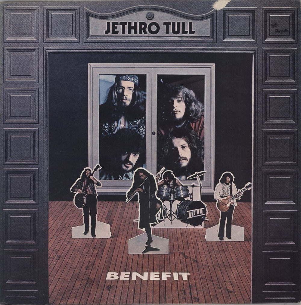 Jethro Tull Benefit - 2nd UK vinyl LP album (LP record) CHR1043