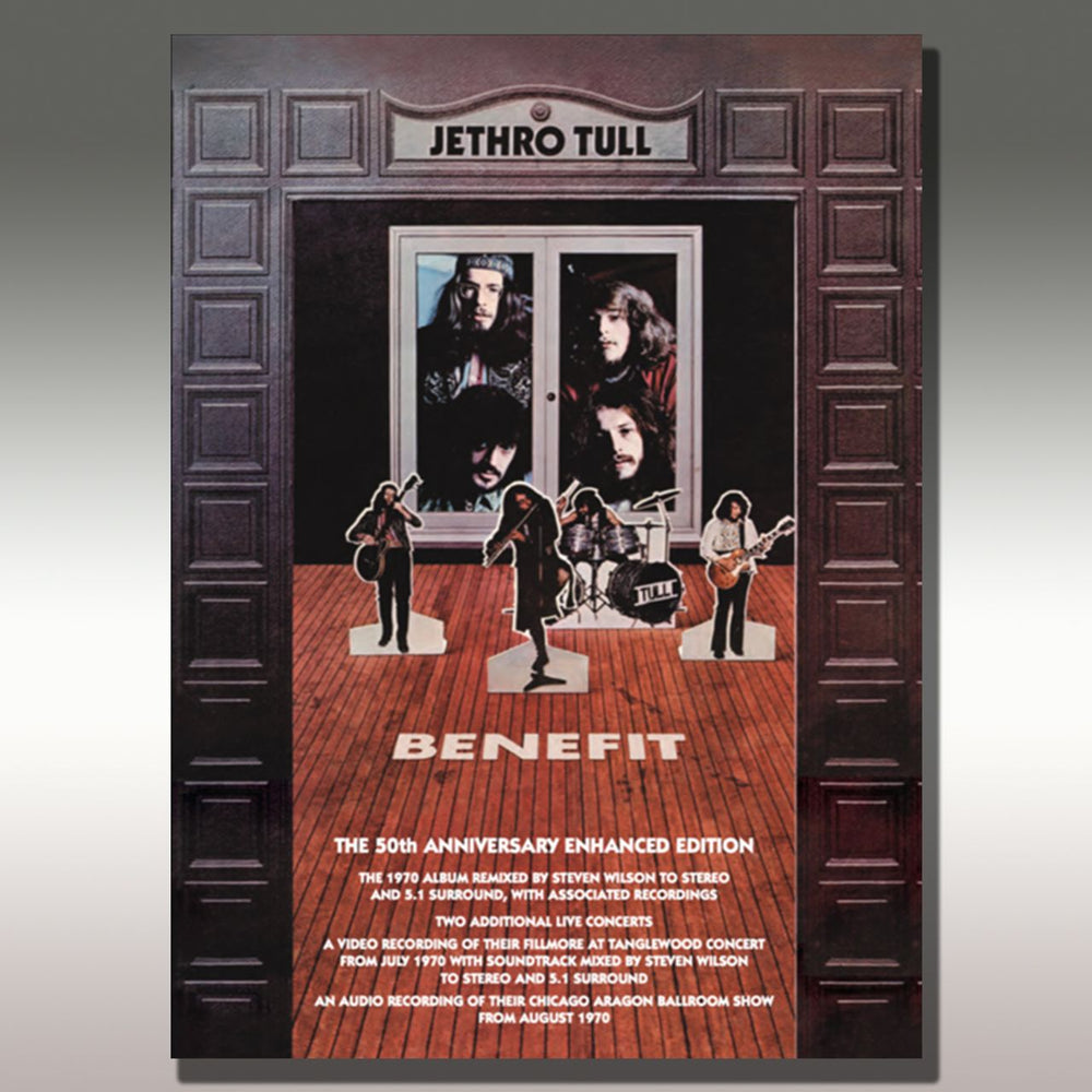 Jethro Tull Benefit - 50th Anniversary 4-CD/2-DVD Deluxe - Sealed UK CD Album Box Set TULDXBE778279
