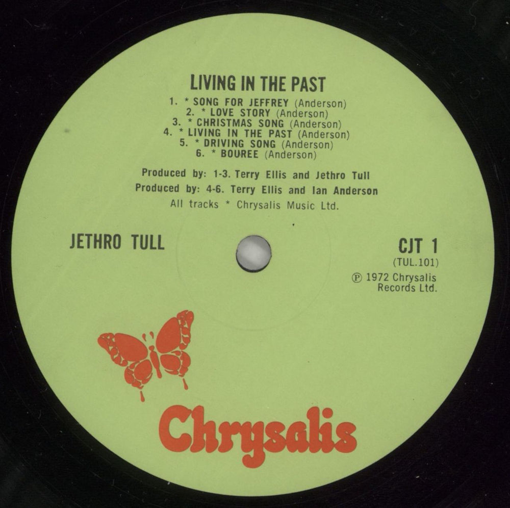 Jethro Tull Living In The Past - 1st UK 2-LP vinyl record set (Double LP Album) TUL2LLI131222