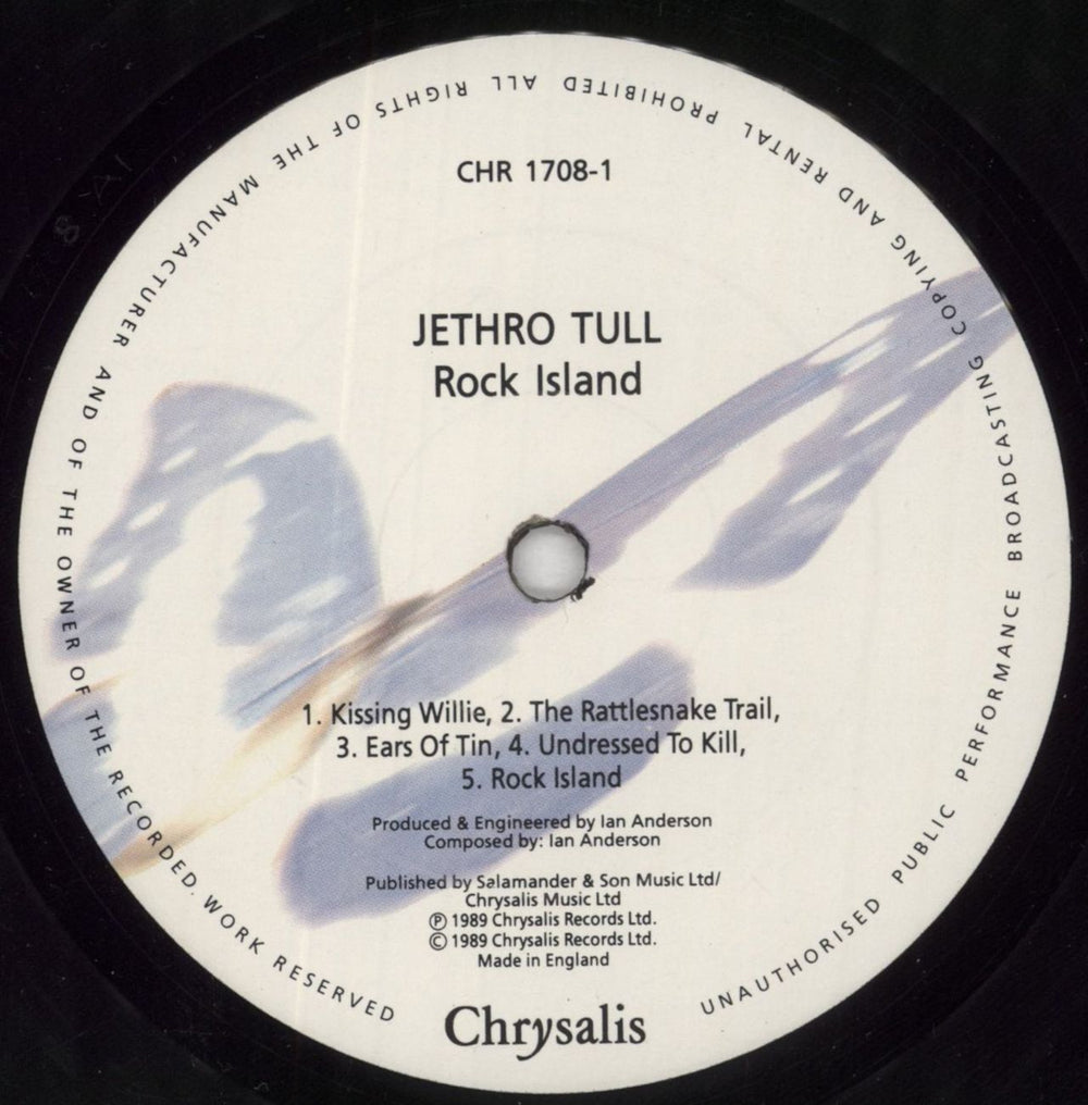 Jethro Tull Rock Island UK vinyl LP album (LP record) TULLPRO63523