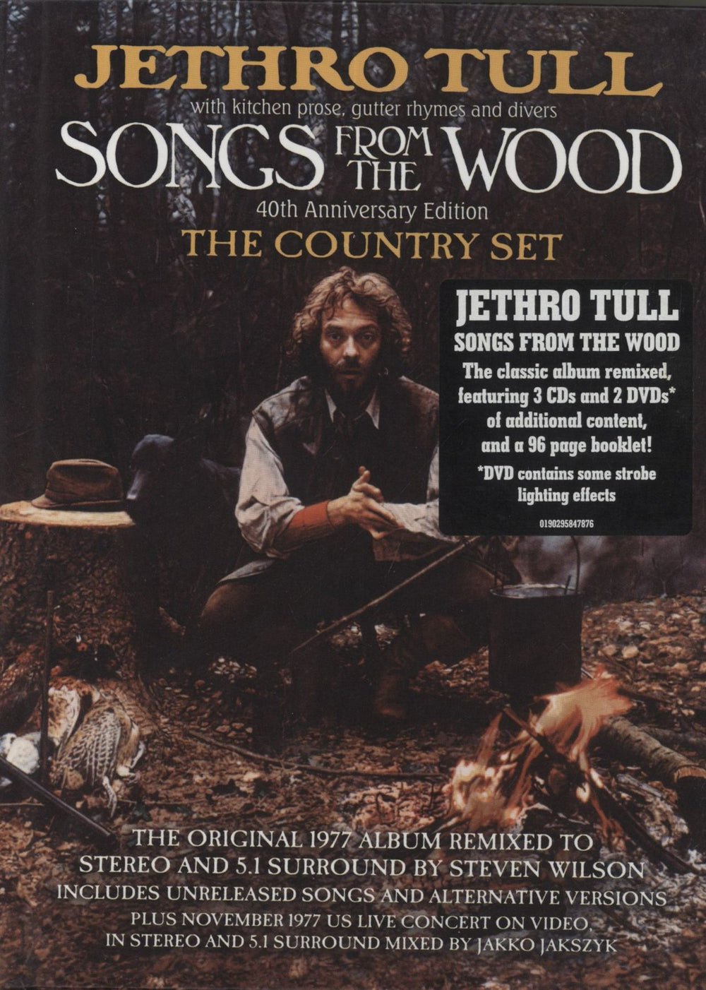 Jethro Tull Songs From The Wood: 40th Anniversary Edition - The Country Set UK 5-CD album set 0190295847876