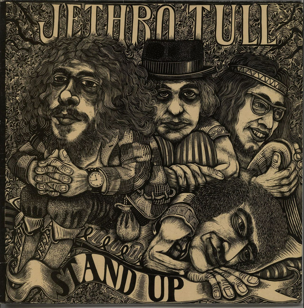 Jethro Tull Stand Up - Blue Label - EX UK vinyl LP album (LP record) CHR1042