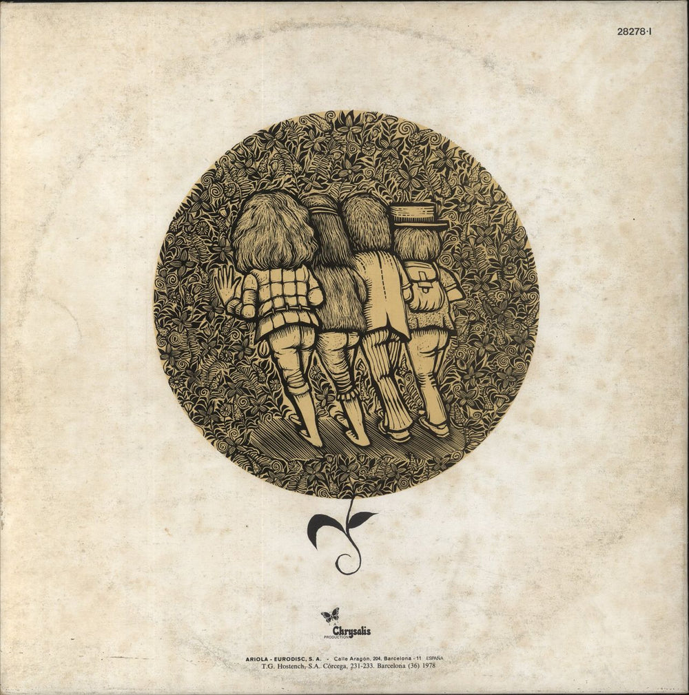 Jethro Tull Stand Up - Green Label Spanish vinyl LP album (LP record)