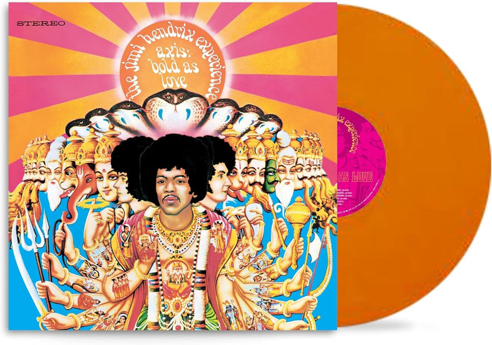 Jimi Hendrix Axis Bold As Love - National Album Day 2025 - Orange Vinyl - Sealed UK vinyl LP album (LP record) 19802960821
