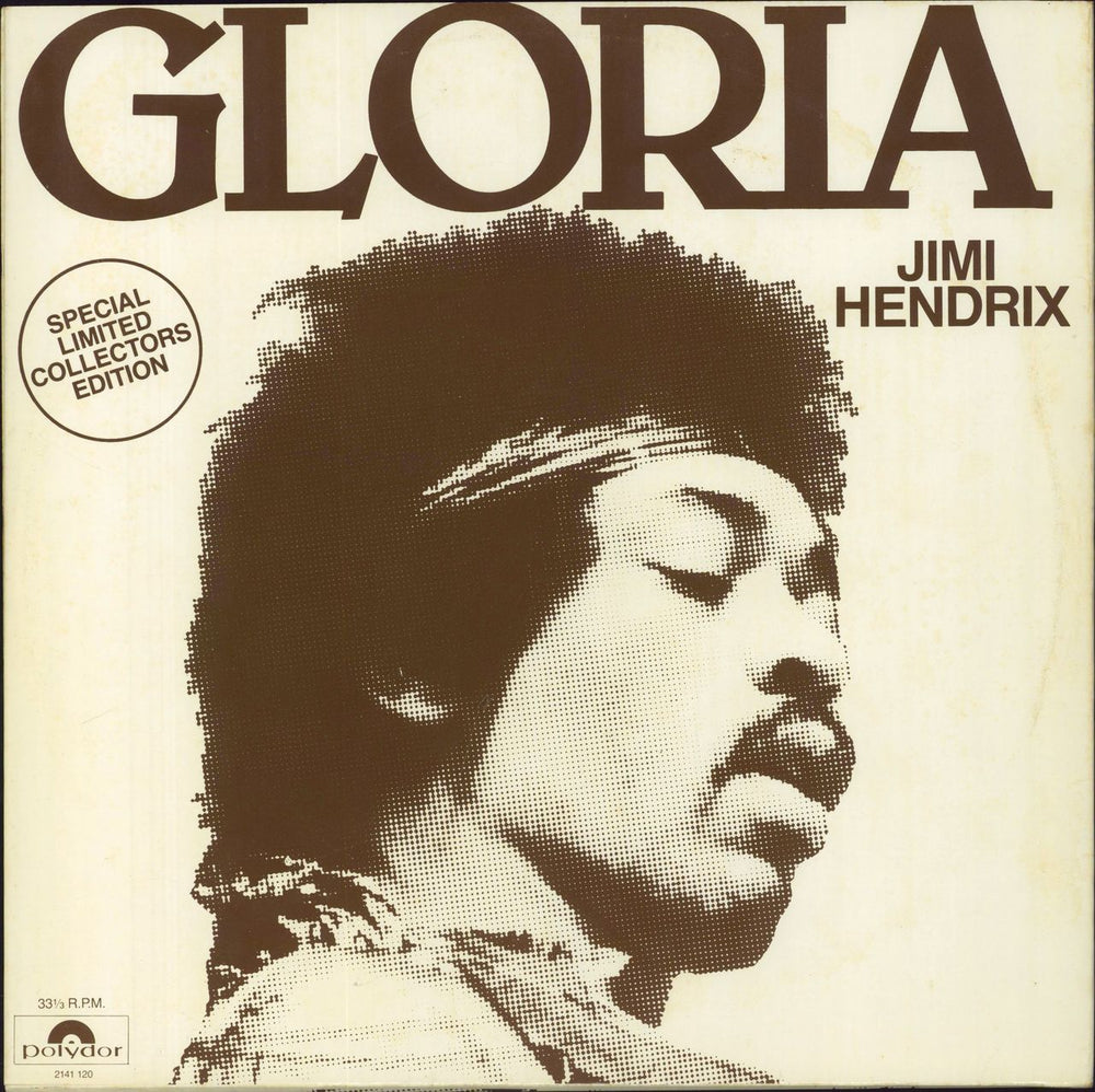 Jimi Hendrix Gloria - EX Australian 12" vinyl single (12 inch record / Maxi-single)