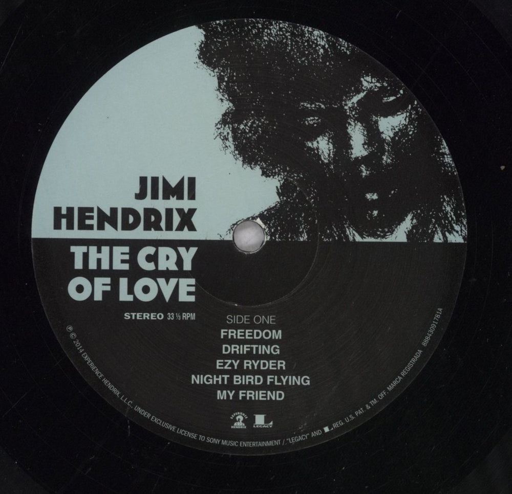 Jimi Hendrix The Cry Of Love - 200gm Vinyl + Numbered UK Vinyl LP 