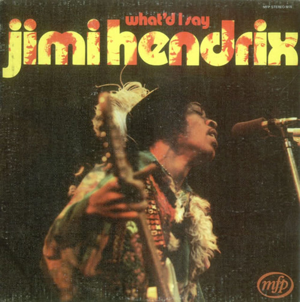 Jimi Hendrix What'd I Say - Textured Sleeve UK vinyl LP album (LP record) MFP5278