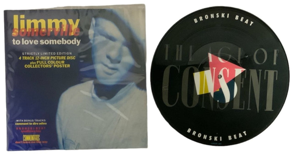 Jimmy Somerville To Love Somebody UK 12" vinyl picture disc (12 inch picture record) SVL2PTO434871