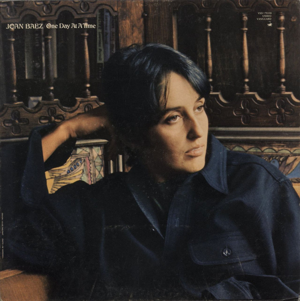 Joan Baez One Day At A Time - EX UK vinyl LP album (LP record) 6359001