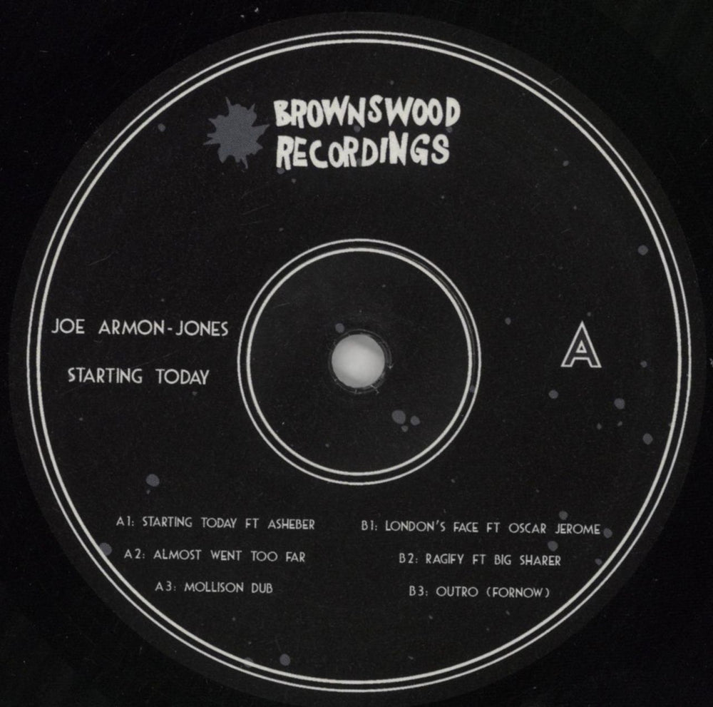 Joe Armon-James  Starting Today - 2nd UK vinyl LP album (LP record) 83FLPST859420