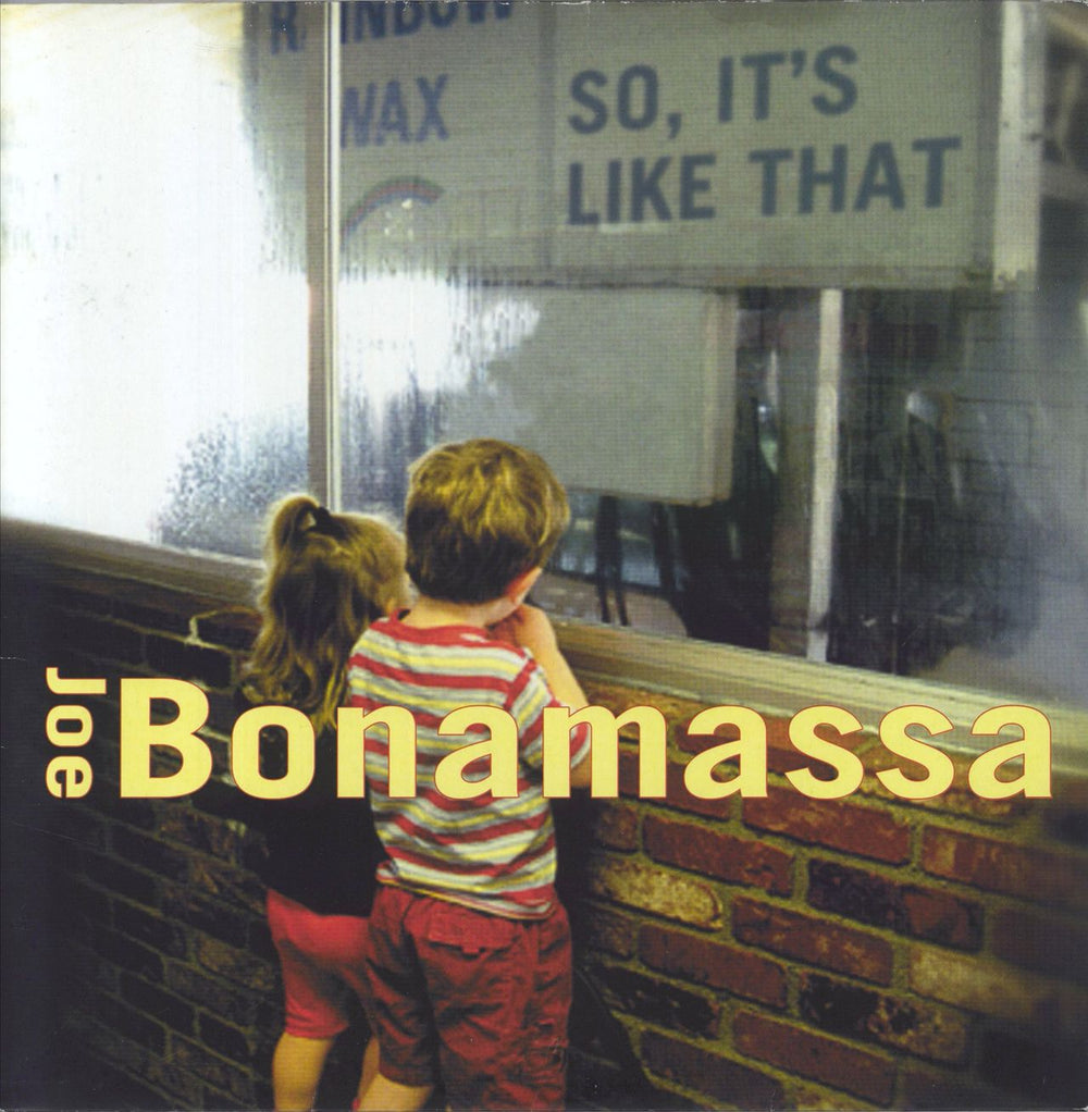 Joe Bonamassa So It's Like That UK vinyl LP album (LP record) PRD71561