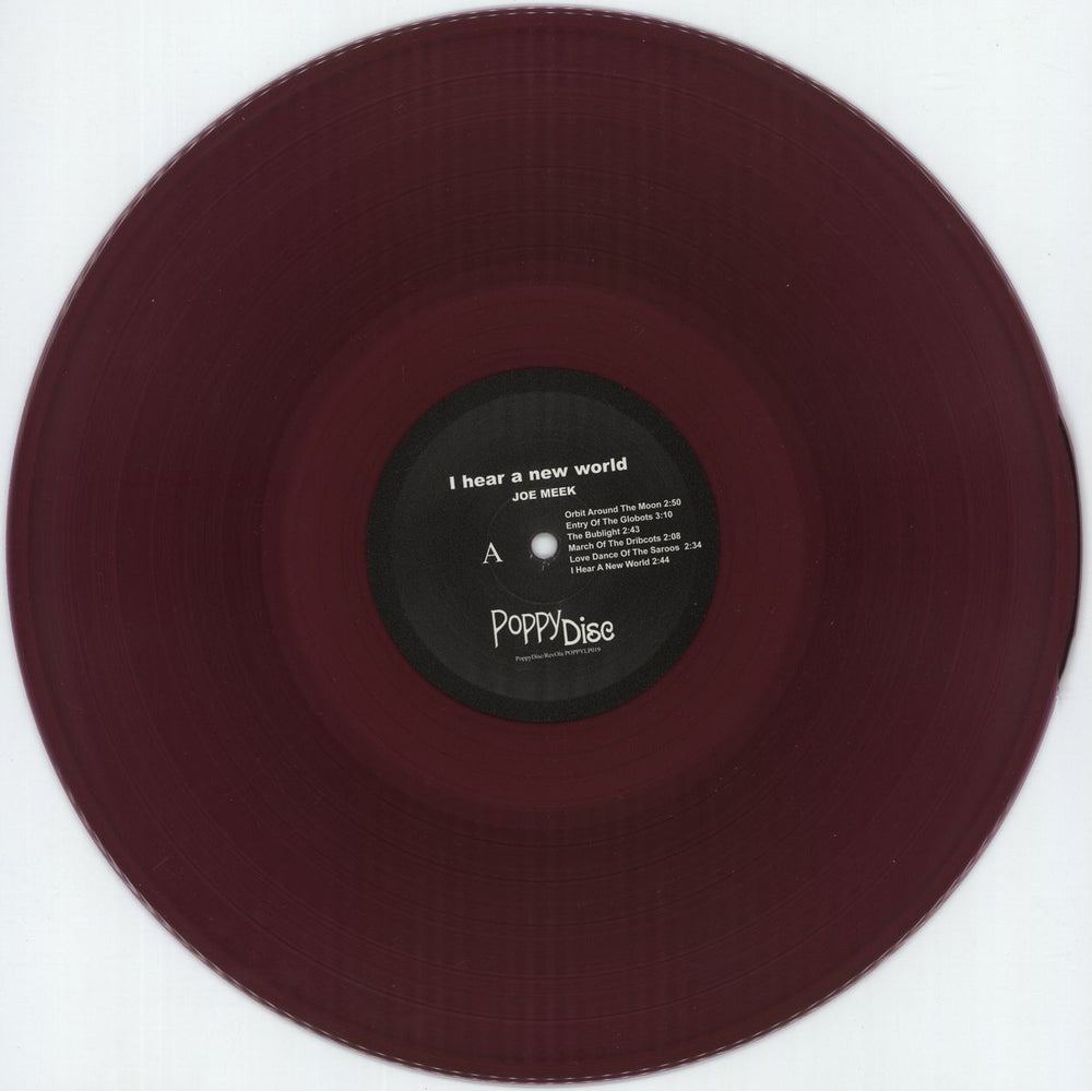 Joe Meek & The Blue Men I Hear A New World - Magenta Vinyl UK