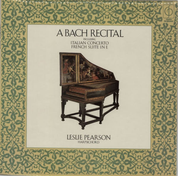 Johann Sebastian Bach A Bach Recital UK Vinyl LP — RareVinyl.com