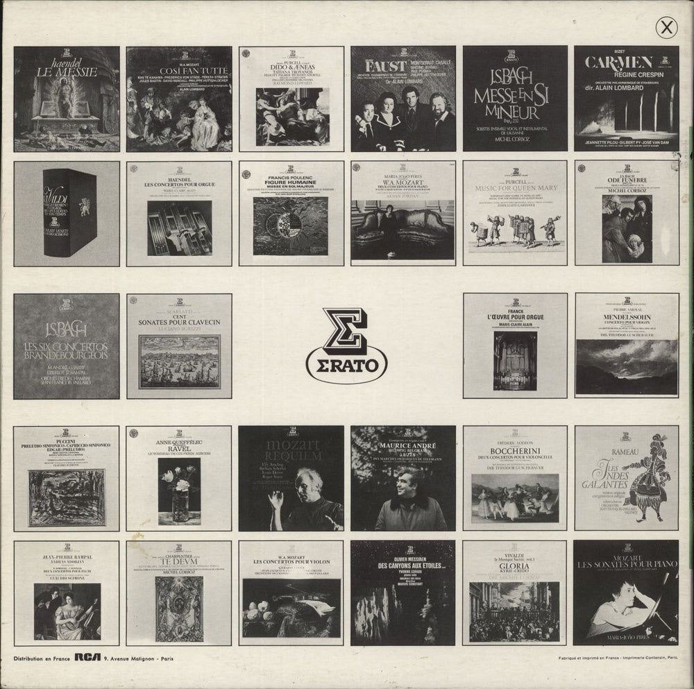 Johann Sebastian Bach Bach: L'Œuvre Pour Orgue - 3 French vinyl LP album (LP record)