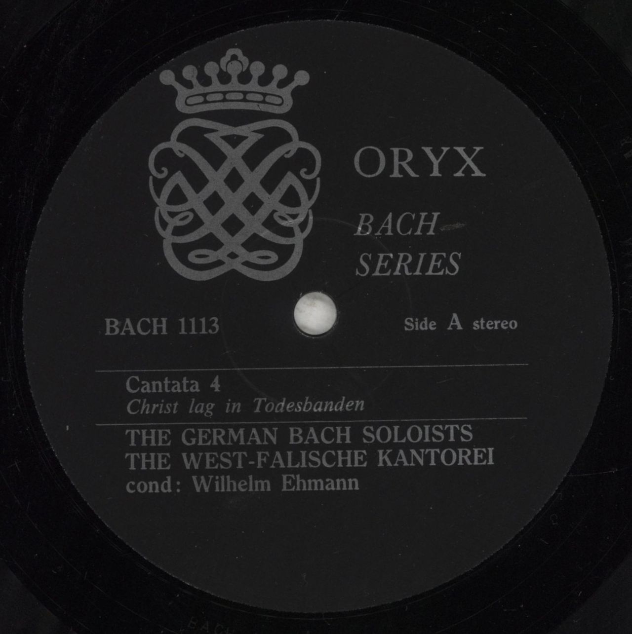 Johann Sebastian Bach J. S. Bach: Cantatas 4 & 182 UK Vinyl LP