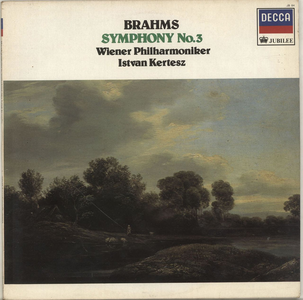 Johannes Brahms Symphony No.3 UK vinyl LP album (LP record) JB84