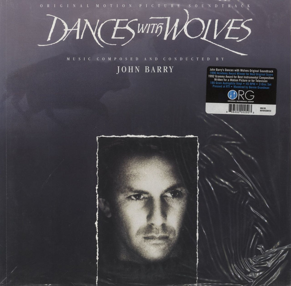 John Barry (Composer) Dances With Wolves [Original Motion Picture Soundtrack] US 2-LP vinyl record set (Double LP Album) ORG150