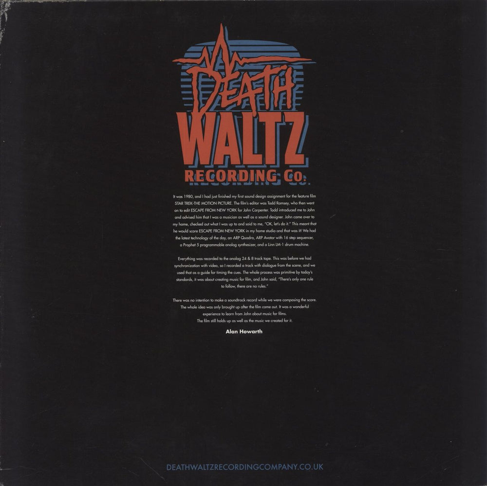 John Carpenter Escape From New York - Green and Orange Split Vinyl UK vinyl LP album (LP record)