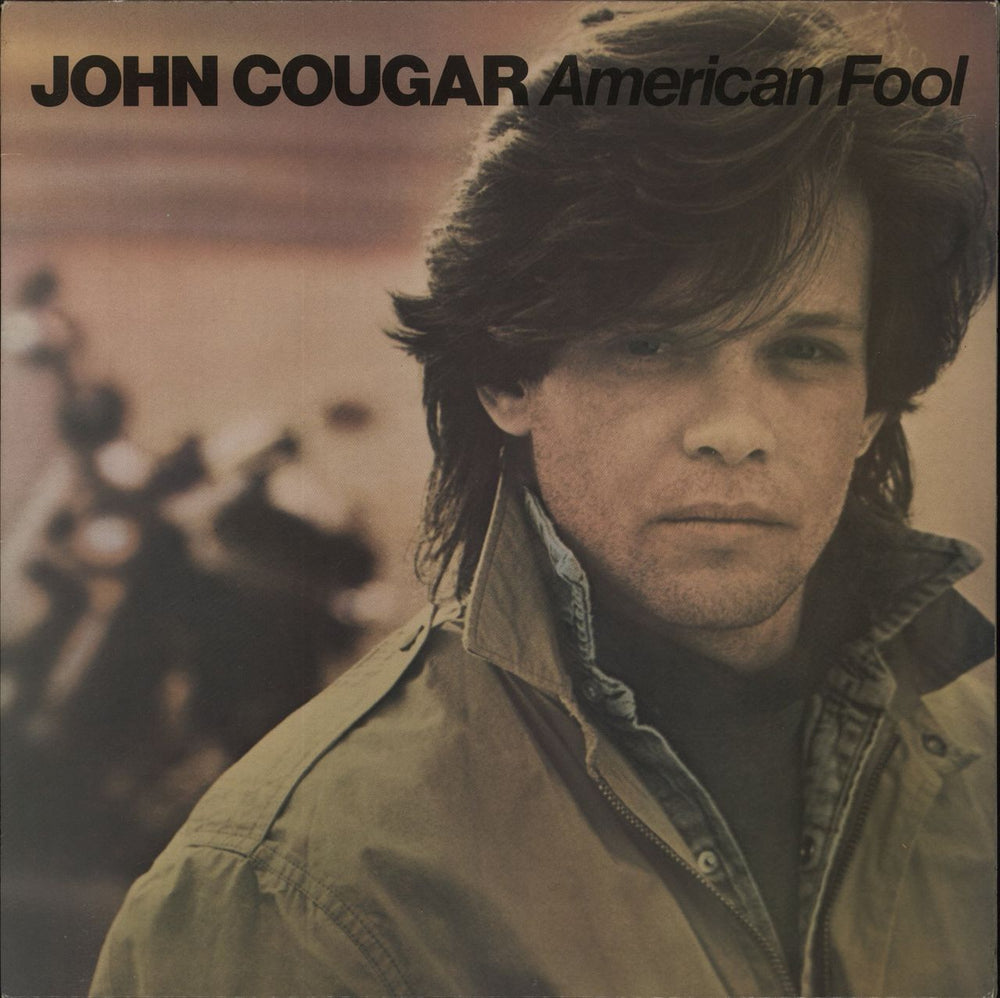 John Cougar Mellencamp American Fool UK vinyl LP album (LP record) PRICE85