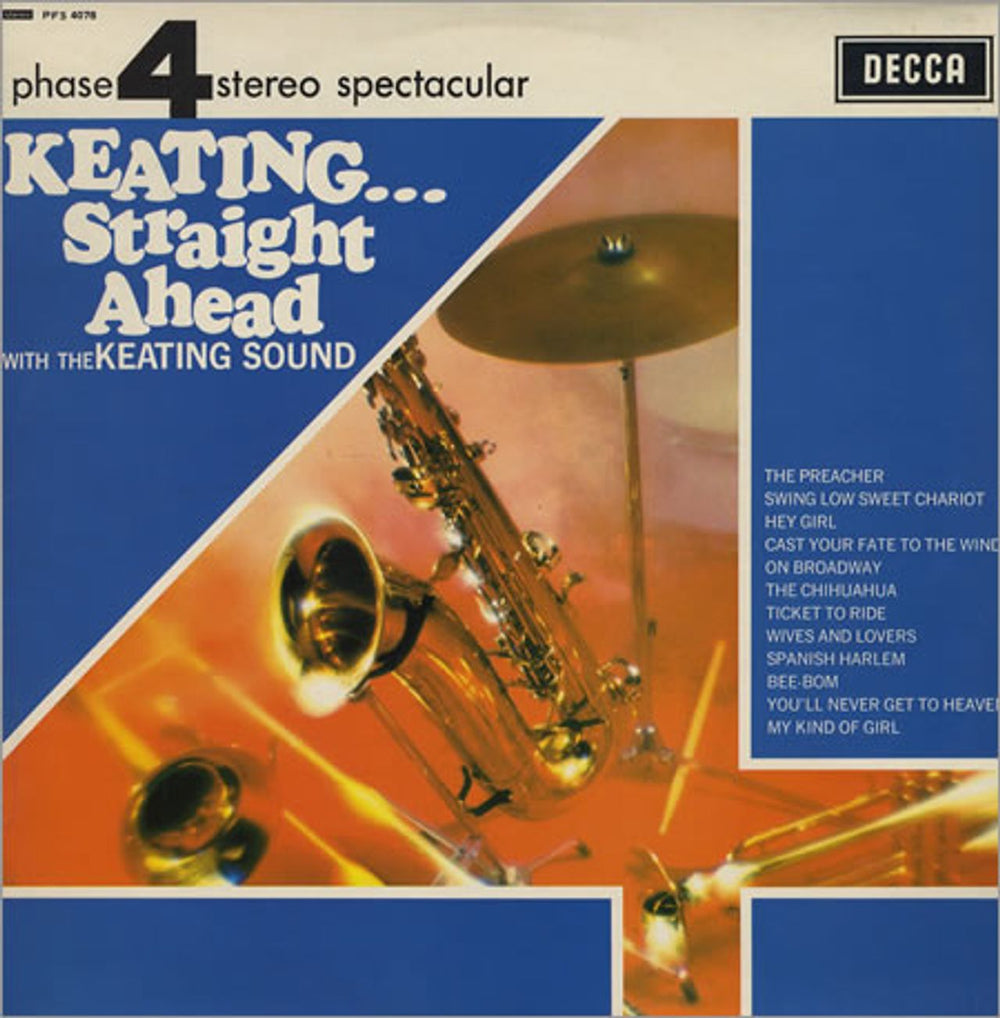 John Keating Keating... Straight Ahead UK vinyl LP album (LP record) PFS4078