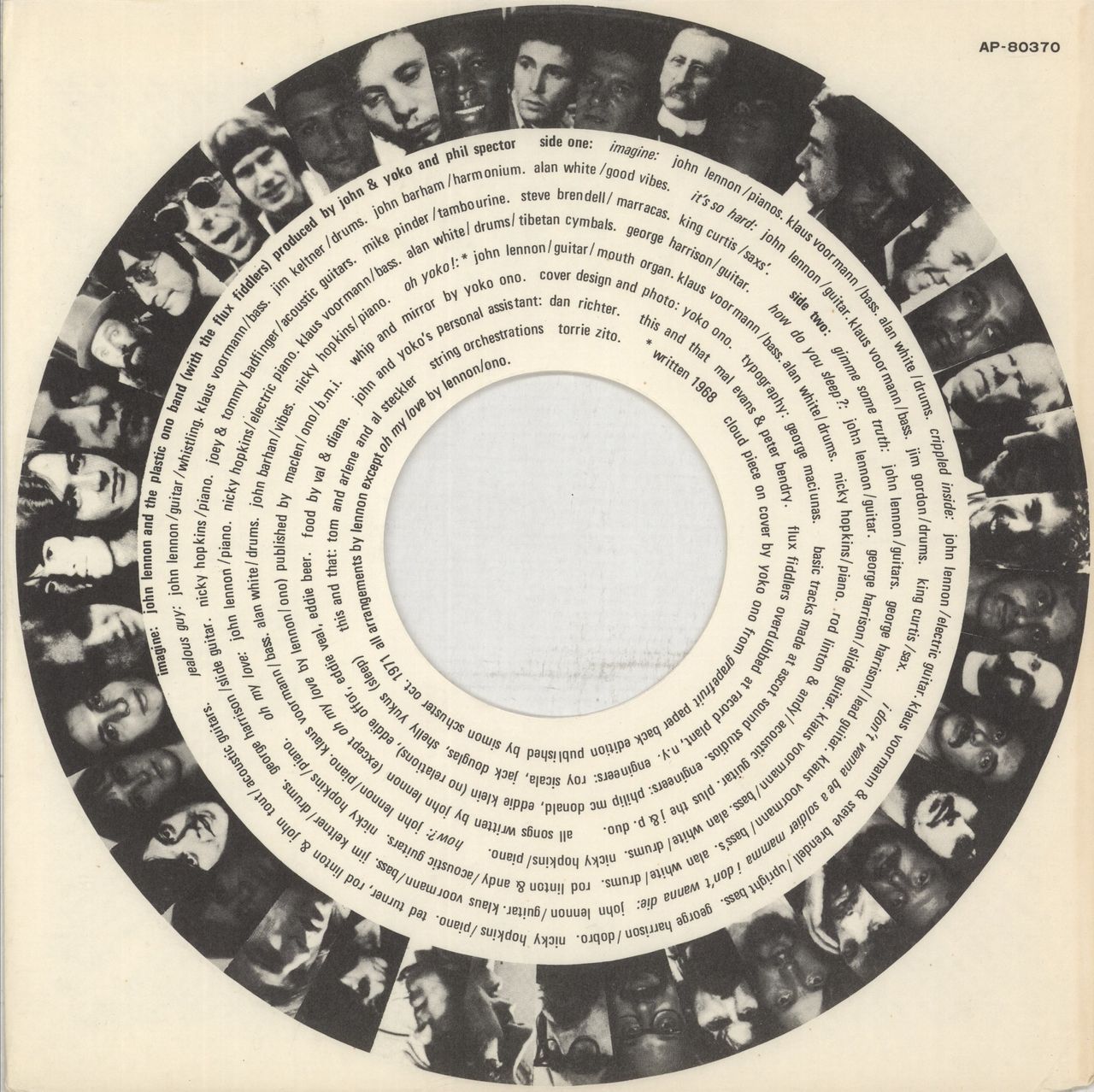 John Lennon Imagine - Red Vinyl - Complete Japanese Vinyl LP