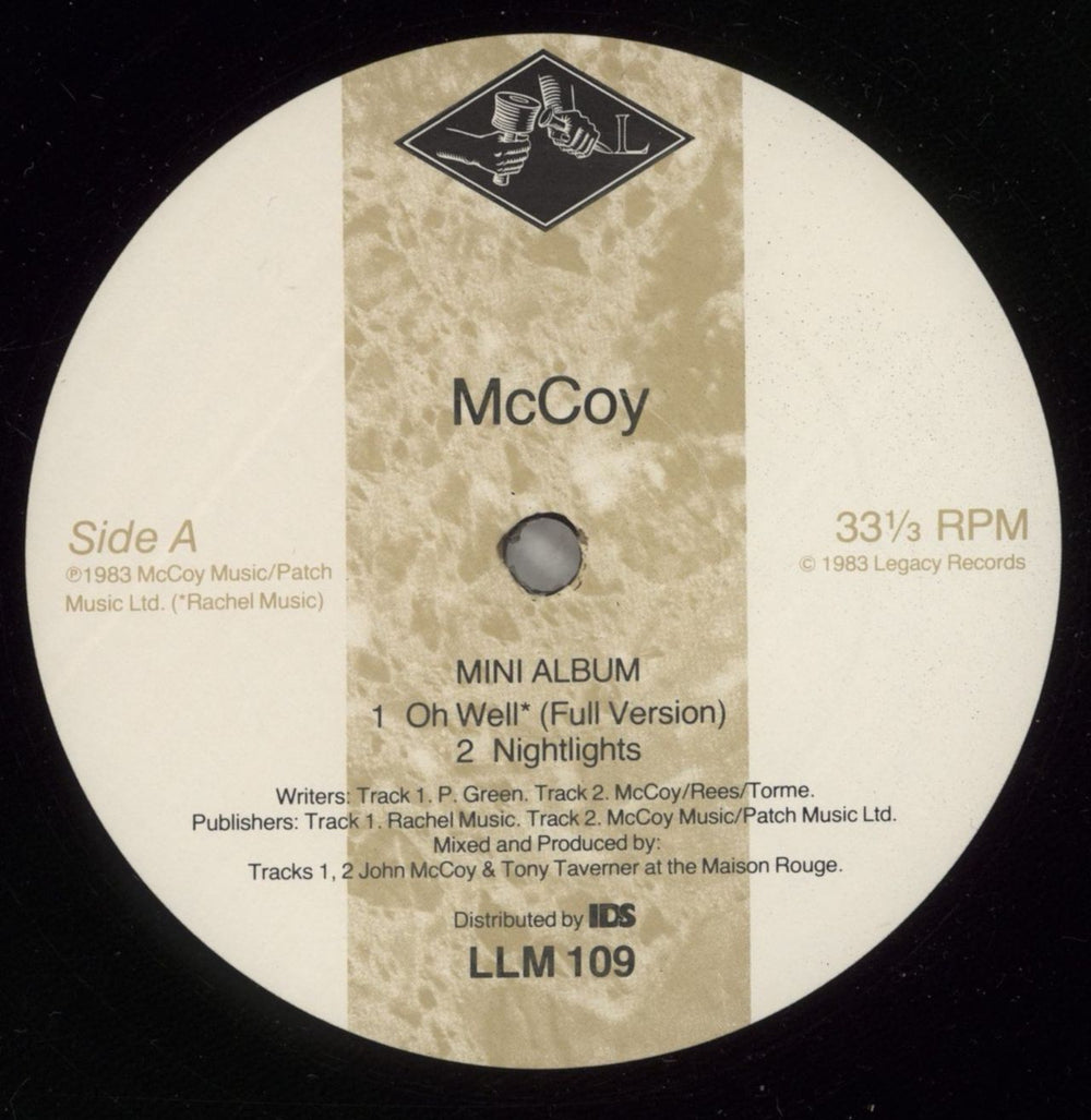 John McCoy McCoy UK vinyl LP album (LP record) KV5LPMC727470