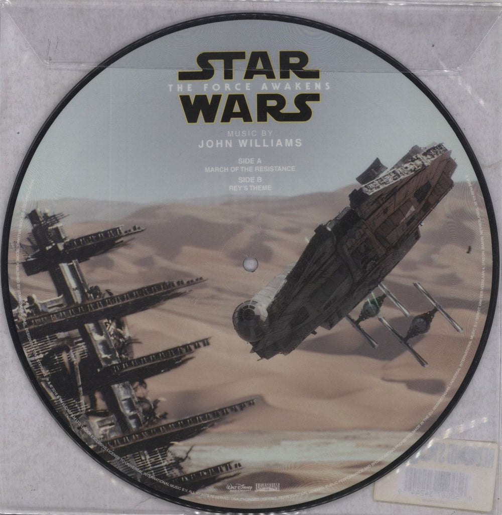 John Williams (Composer) Star Wars: The Force Awakens - RSD 16 UK 10" Vinyl Picture Disc (10 inch Record Single) 050087342449