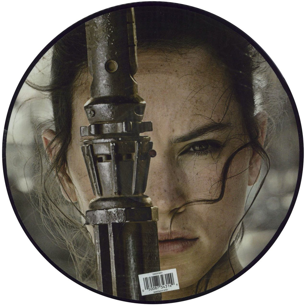 John Williams (Composer) Star Wars: The Force Awakens UK 12" vinyl picture disc (12 inch picture record) 050087343149