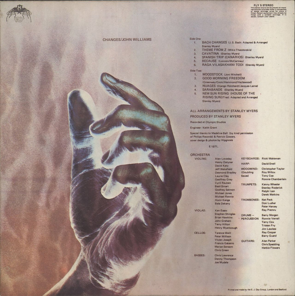 John Williams (Guitarist) Changes - 1st UK vinyl LP album (LP record)