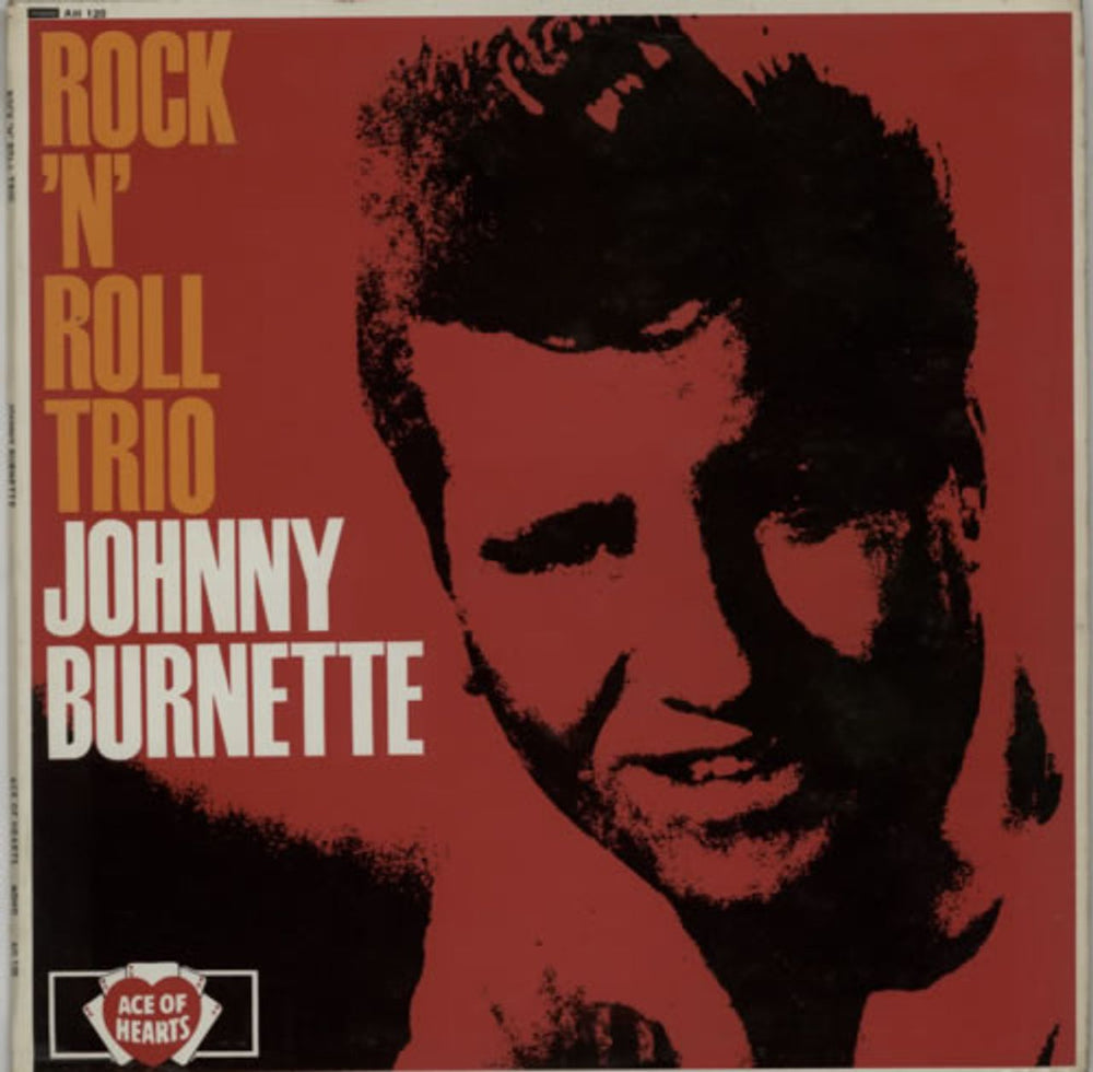 Johnny Burnette Johnny Burnette & The Rock 'N Roll Trio UK vinyl LP album (LP record) AH120