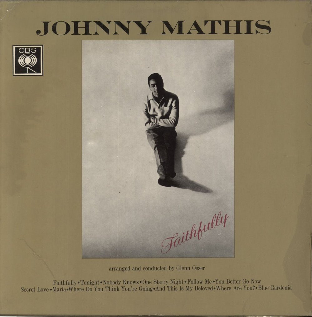 Johnny Mathis Faithfully UK vinyl LP album (LP record)
