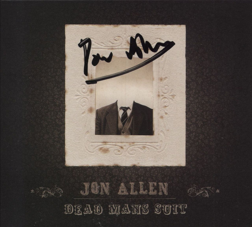 Jon Allen Dead Mans Suit - Autographed UK CD album (CDLP) MONORCD4