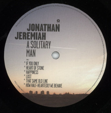 Jonathan Jeremiah A Solitary Man UK vinyl LP album (LP record) J5NLPAS881746