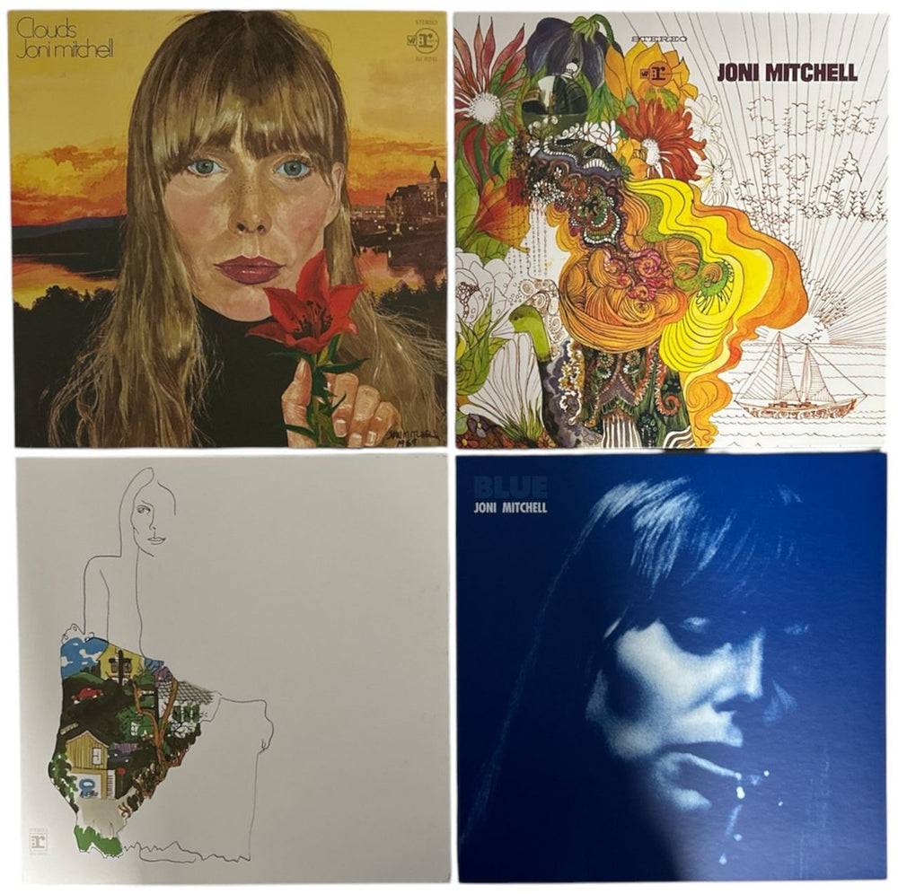Joni Mitchell The Reprise Albums 1968-1971 - 4LP Box Set UK Vinyl Box Set JNIVXTH854354