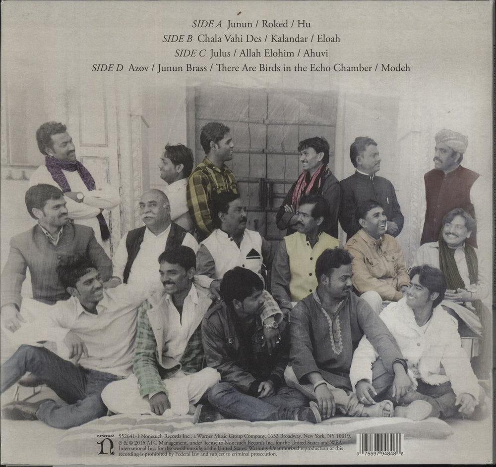 Jonny Greenwood Junun - 180 Gram Vinyl UK 2-LP vinyl record set (Double LP Album) 075597948486