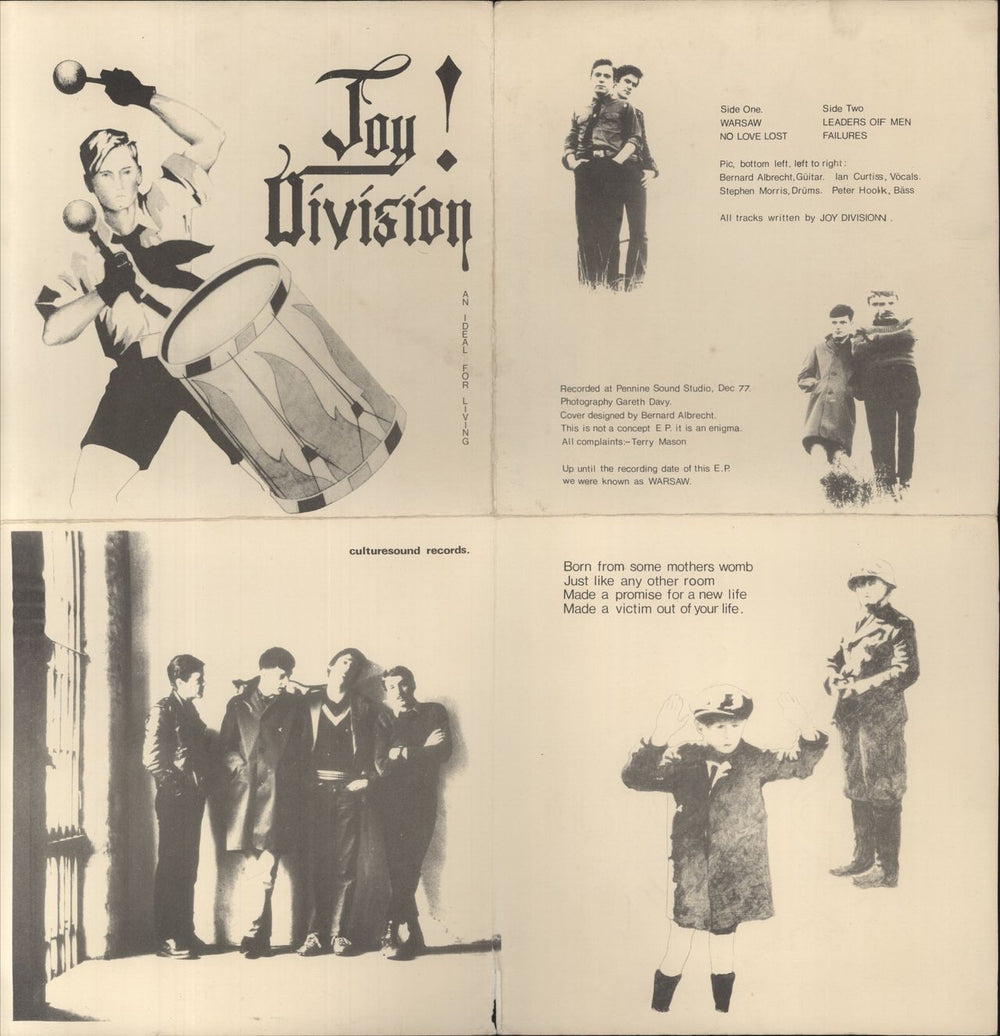 Joy Division An Ideal For Living EP - G UK 7